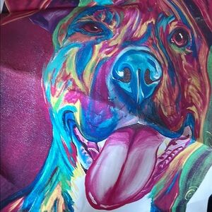 Colorful Dog Art Print